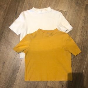 Zara autumn collection mock neck tops